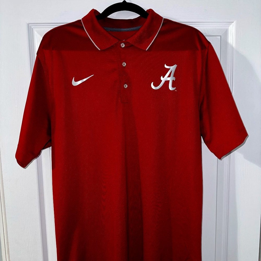 Nike Men's Alabama Crimson Tide Crimson Dri-FIT Polo
